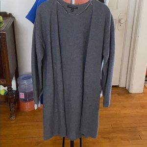 Banana Republic long grey cardigan